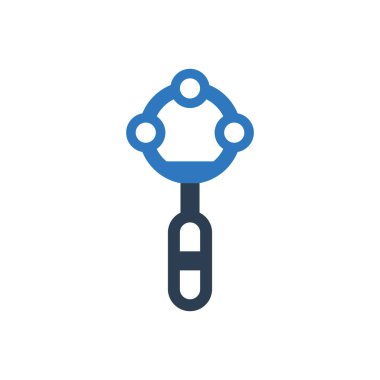 Çıngırak oyuncağı simgesi İmza Sembolü