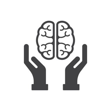 Beyin fırtınası simgesi Sembol Vektörü