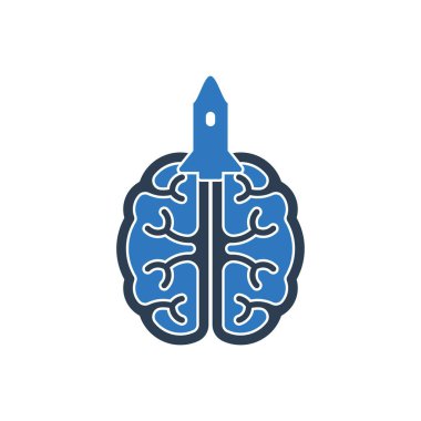 Yaratıcı fikir simgesi vektör sembolü