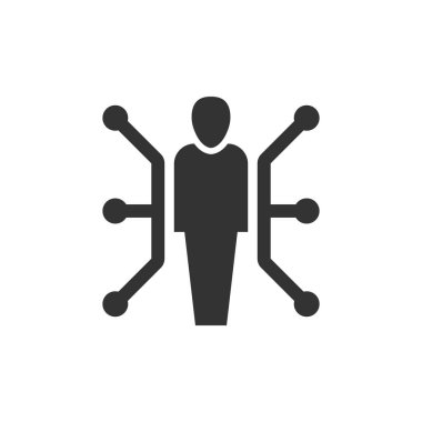 İnsanlar simgeye bağlanır - insanlar ağ simgesi