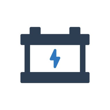 Birleştirici pil simgesi - şarj edilebilir pil simgesi