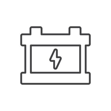 Birleştirici pil simgesi - şarj edilebilir pil simgesi