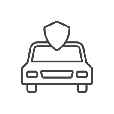 Araba sigortası simgesi - araba koruma simgesi