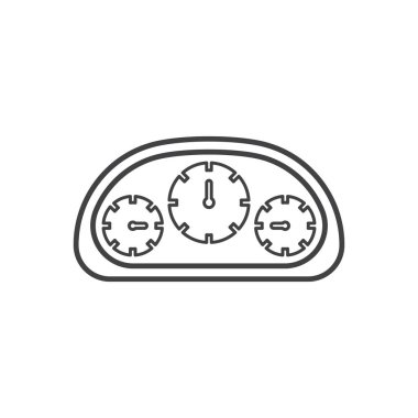 Otomobil Ölçüm Simgesi Sembolü