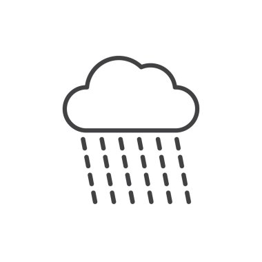 Bulut simgesi ile Yağmur - Hava Tahminleri simgesi