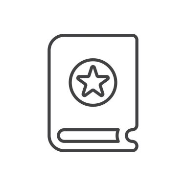 Kitap Yıldızı Simgesi İmza Sembolü