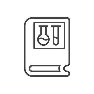 Science Book Icon - laboratory book icon