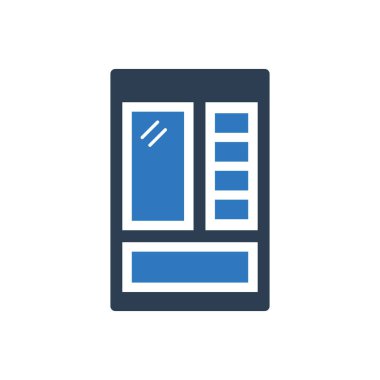 Mirror Furniture Icon Sign Symbol