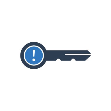 Key Alert Icon Sign Symbol