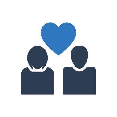 Çift Aşk Simgesi - Romantik Çift Simgesi