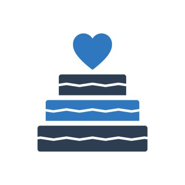 Düğün Pastası Simgesi - Pasta Simgesi ile Aşk