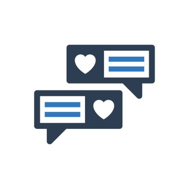 Romantik Sohbet Simgesi - Aşk Sohbeti Simgesi