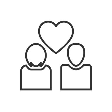 Çift Aşk Simgesi - Romantik Çift Simgesi