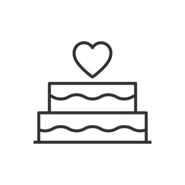 Düğün Pastası Simgesi - Pasta Simgesi ile Aşk