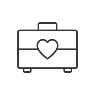 Ot Kutusu Simgesi - Balayı Evrak Kutusu Simgesi