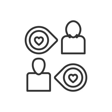 Romantik Sohbet Simgesi - Aşk Sohbeti Simgesi