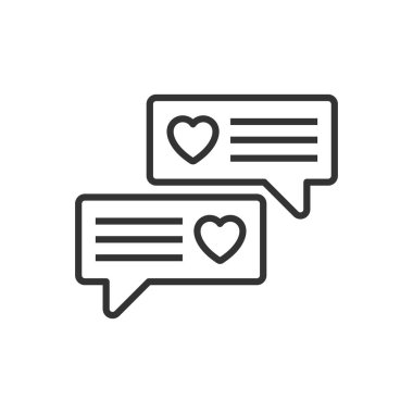 Romantik Sohbet Simgesi - Aşk Sohbeti Simgesi