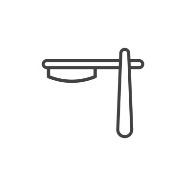 Barber Razor Icon Sign Symbol