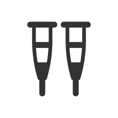 Koltuk değnekleri - Yürüyen Çubuk simgesi