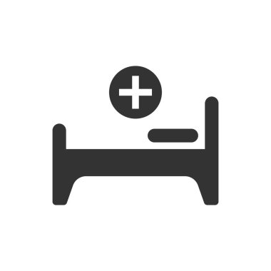 Tıbbi Yatak simgesi - Hastane Yatak simgesi