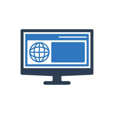 İnternet Tarayıcı Simgesi İşaret Sembolü