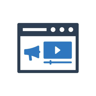 Video Pazarlama Simgesi İmza Sembolü
