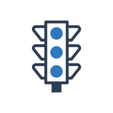 Trafik ışığı simgesi İmza Sembolü 