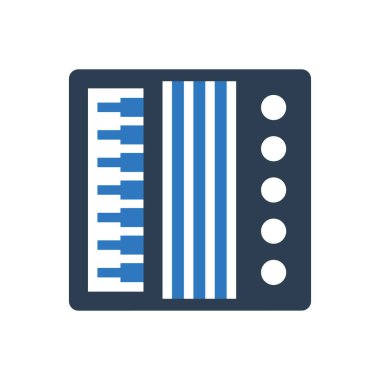 Akordiyon simgesi - Müzik Aygıtı simgesi