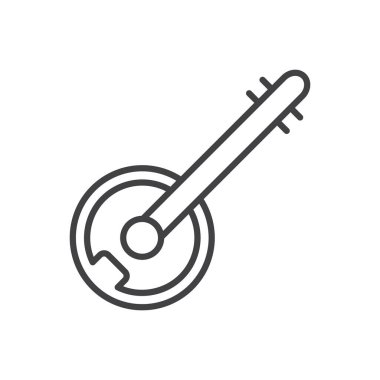 Banjo simgesi - Müzikal Enstrüman simgesi