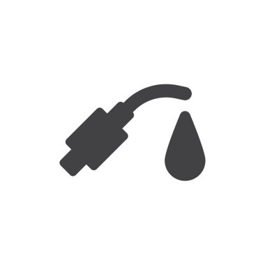 Benzin Pompası Simgesi - Doldurma İstasyonu Simgesi - Yağ Çubuğu