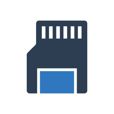 hafıza kartı simgesi - mikro sd kart simgesi