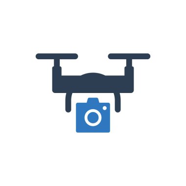 Quadcopter simgesi - kamera drone simgesi
