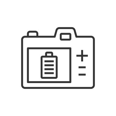 Kamera pil simgesi İmza Sembolü 