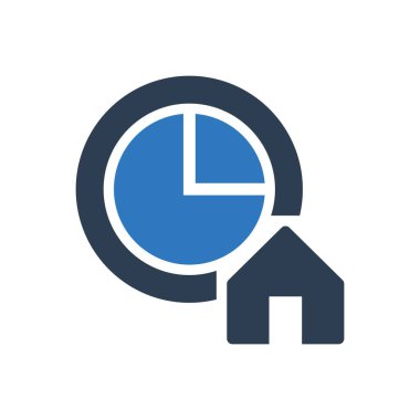 Emlak Grafik Raporu Simgesi İmzalama Sembolü