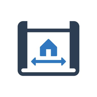 Kat Planı Simgesi - Apartman Projesi Simgesi