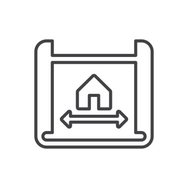 Kat Planı Simgesi - Apartman Projesi Simgesi