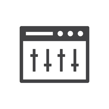 Panel Ayarları Simgesi - Dengeleyici Seçenekleri Simgesi