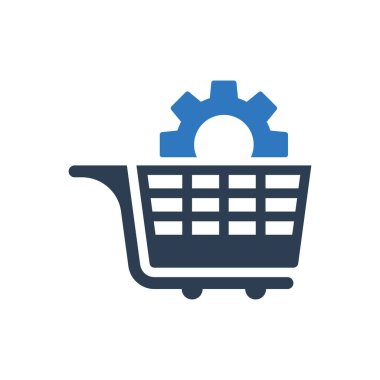 Çevrimiçi Alışveriş Ayarlama Simgesi - Vites Simgesi ile Araç