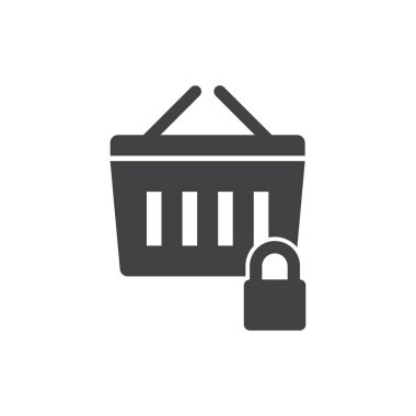 Güvenlik Kilidi Simgesiyle Alışveriş Sepeti