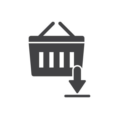 Sepet indirme simgesi - alışveriş işareti simgesi satın al