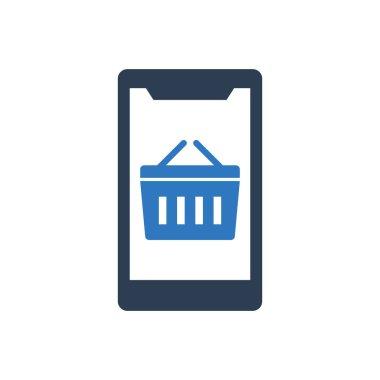 Çevrimiçi Alışveriş Simgesi - Sepet İşareti Sembolü