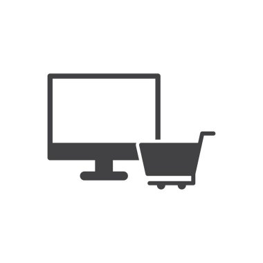 Çevrimiçi Alışveriş Simgesi Sembolü