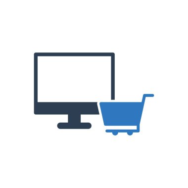 Çevrimiçi Alışveriş Simgesi Sembolü