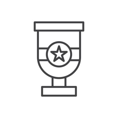 Şampiyon Kupa Simgesi sembol vektörü 