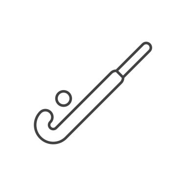 Hokey Çubuğu Simgesi sembol vektörü 