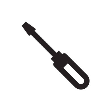 Tornavida simgesi - tamir aracı simgesi