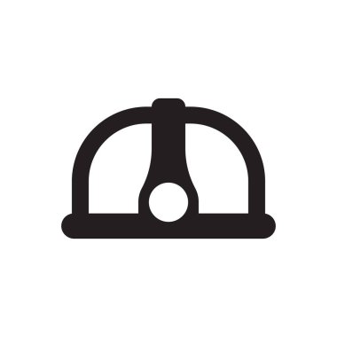 Güvenlik miğferi simgesi simgesi