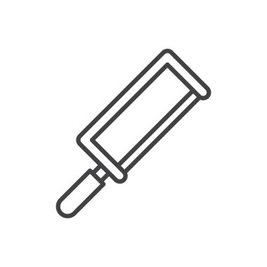 Testere simgesi simgesi başa çıkılıyor