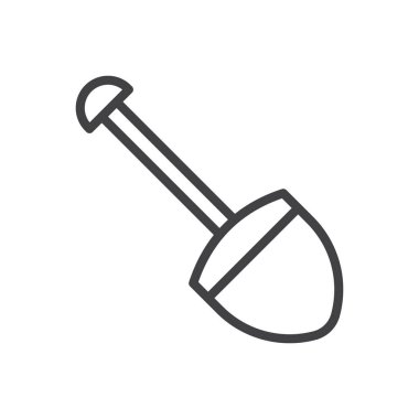 Kürek simgesi - Kazma aracı simgesi