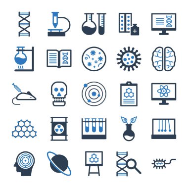 Bilim ve Deneyler Simgesi Ayarlandı